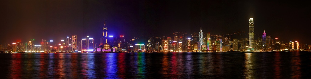 香港。夜景。無敵。